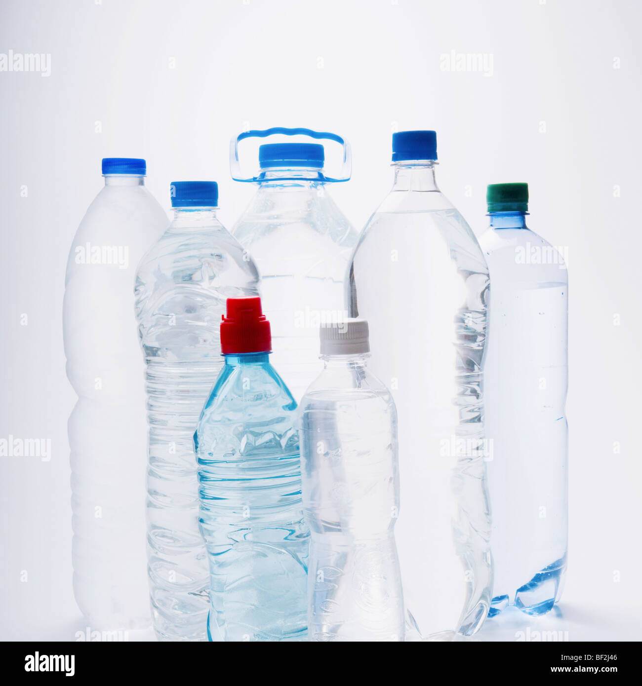 Assorted bottles of water Stock Photo - Alamy