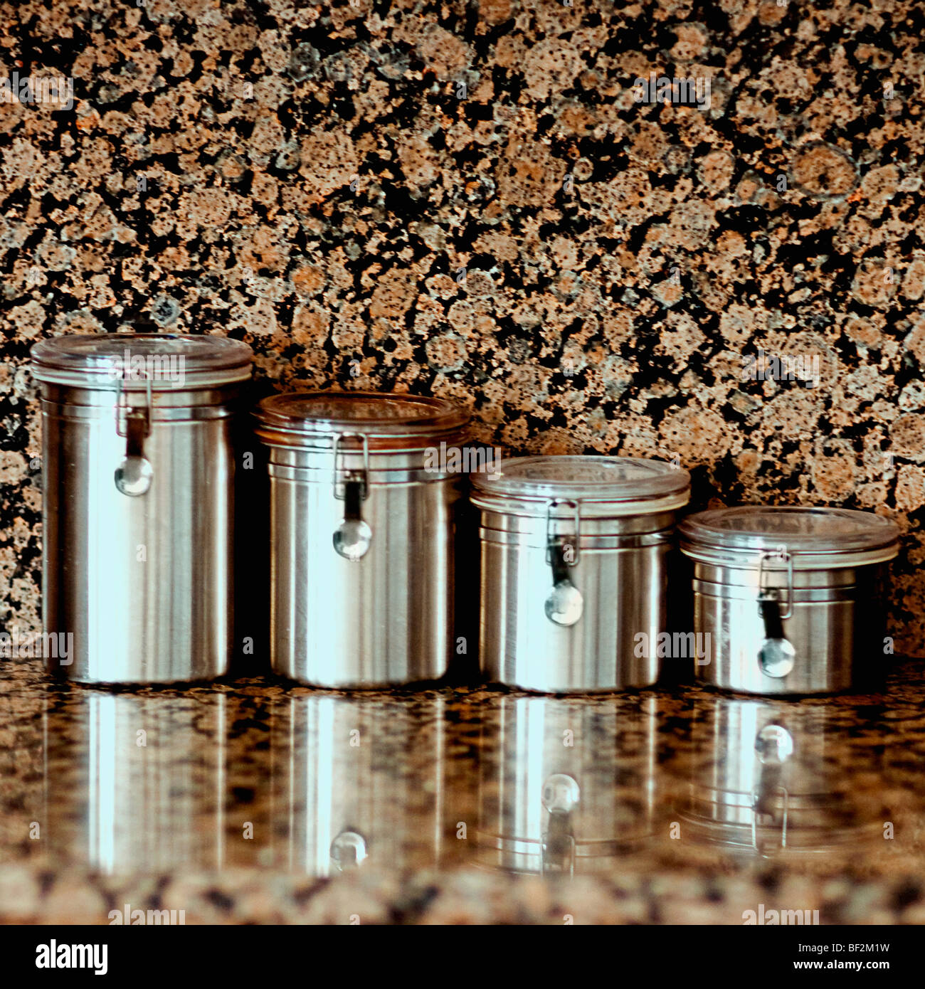 Containers in the kitchen Stock Photo Alamy