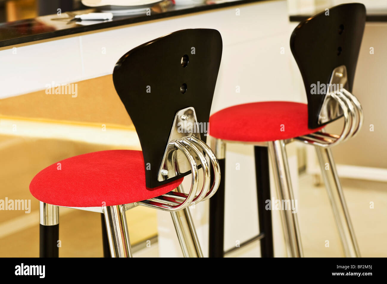 Chairs in the kitchen Stock Photo Alamy