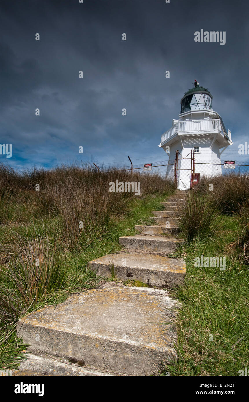 Waipapa Point Light House, New Zealand Stock Photo Alamy