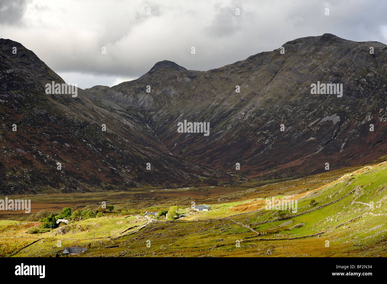 Part of the Twelve Bens mountain range. Connemara. Co Galway. Ireland