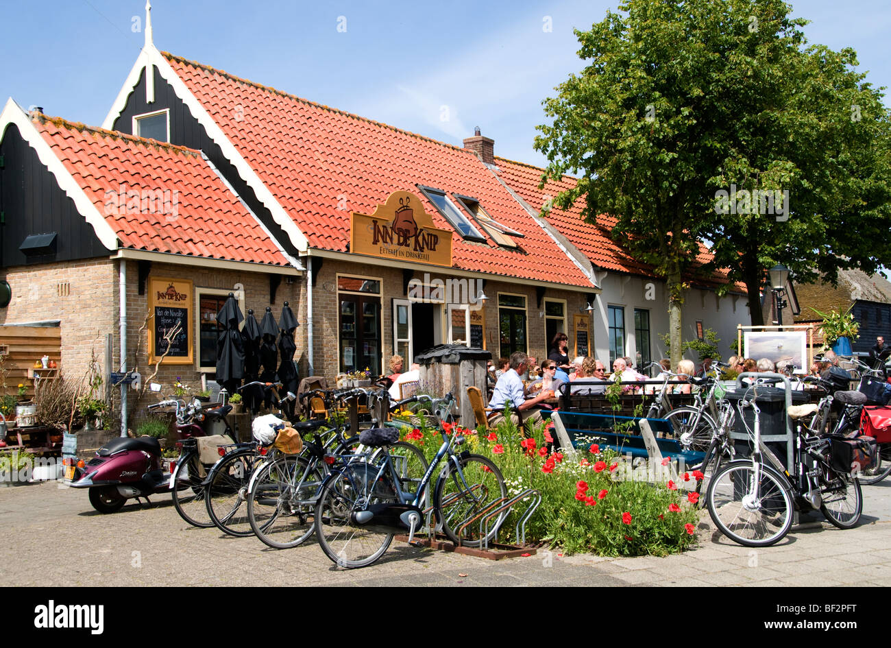 Texel Netherlands Holland Den Hoorn Restaurant Stock Photo
