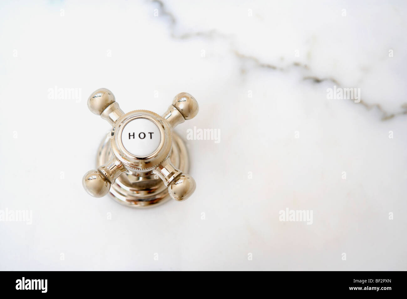 Shower control knob handle hires stock photography and images Alamy