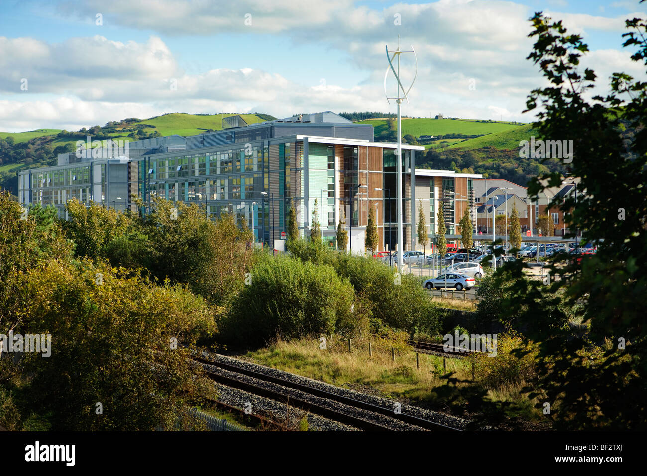 New Welsh Assembly government civil service offices Aberystwyth