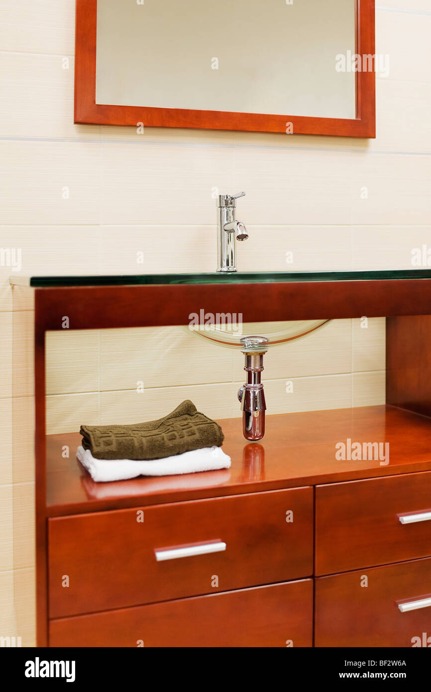 Washbasin in the bathroom Stock Photo - Alamy