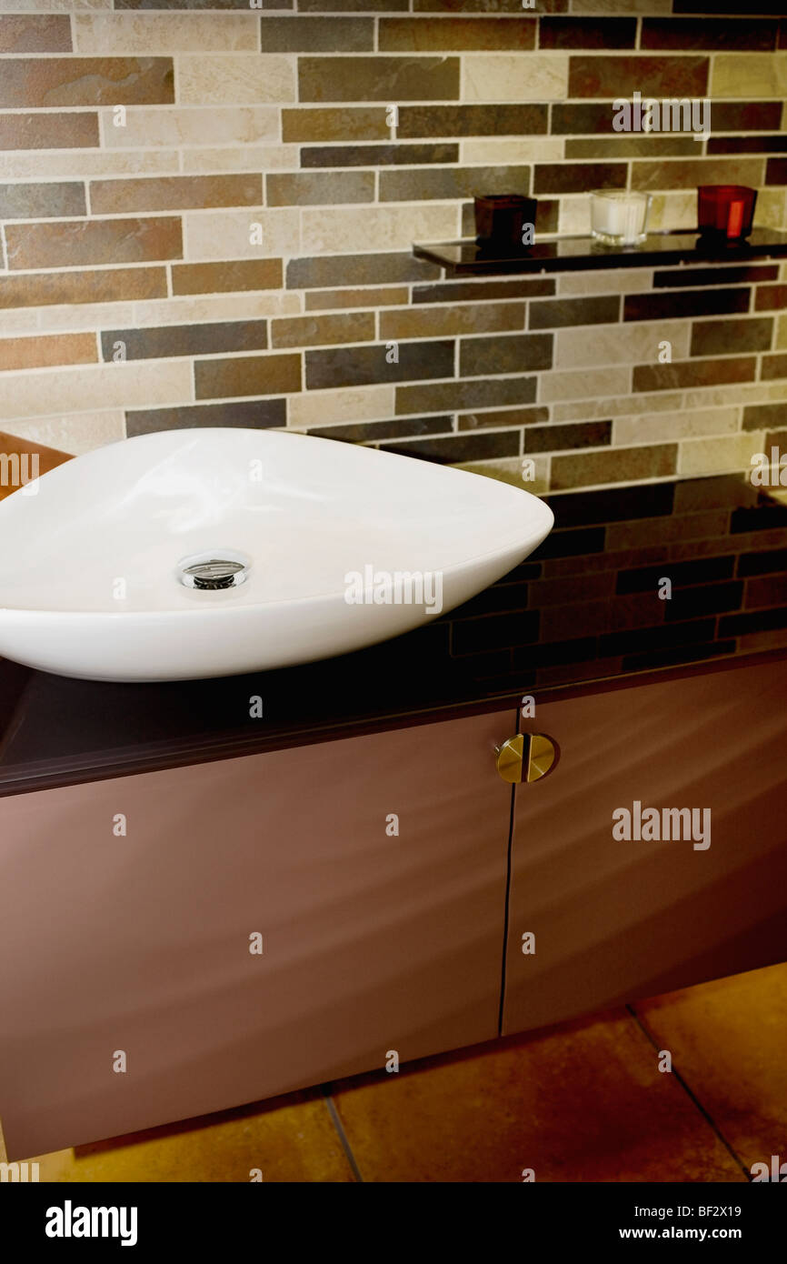 Washbasin in the bathroom Stock Photo - Alamy