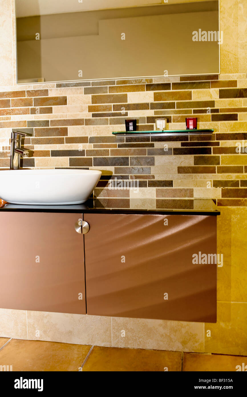 Washbasin in the bathroom Stock Photo - Alamy