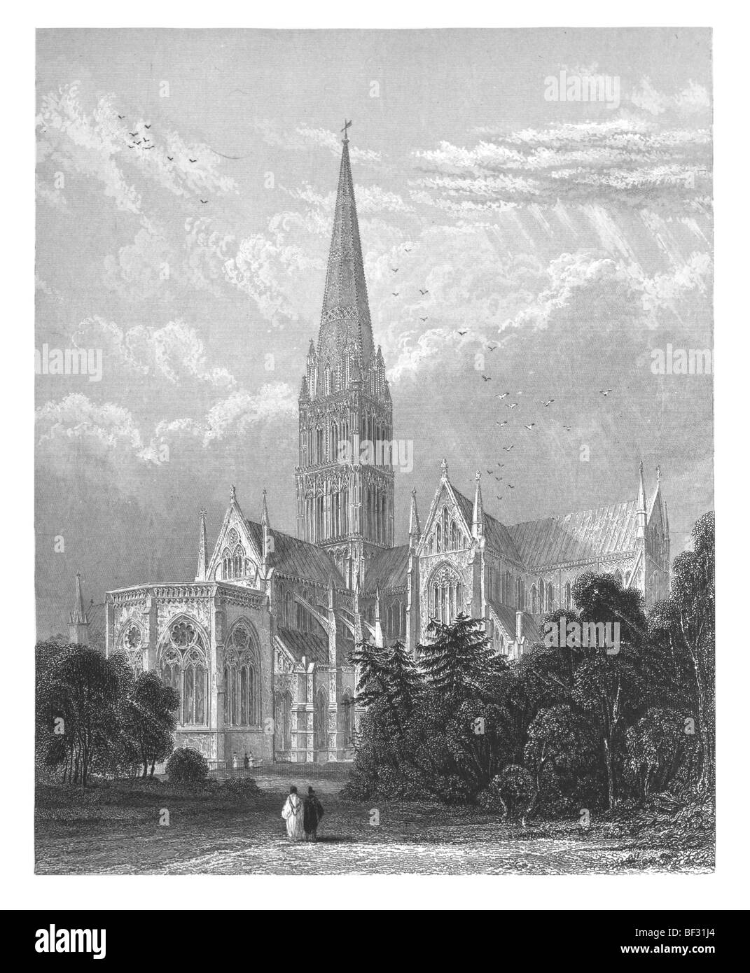 Salisbury Cathedral Clock High Resolution Stock Photography and Images