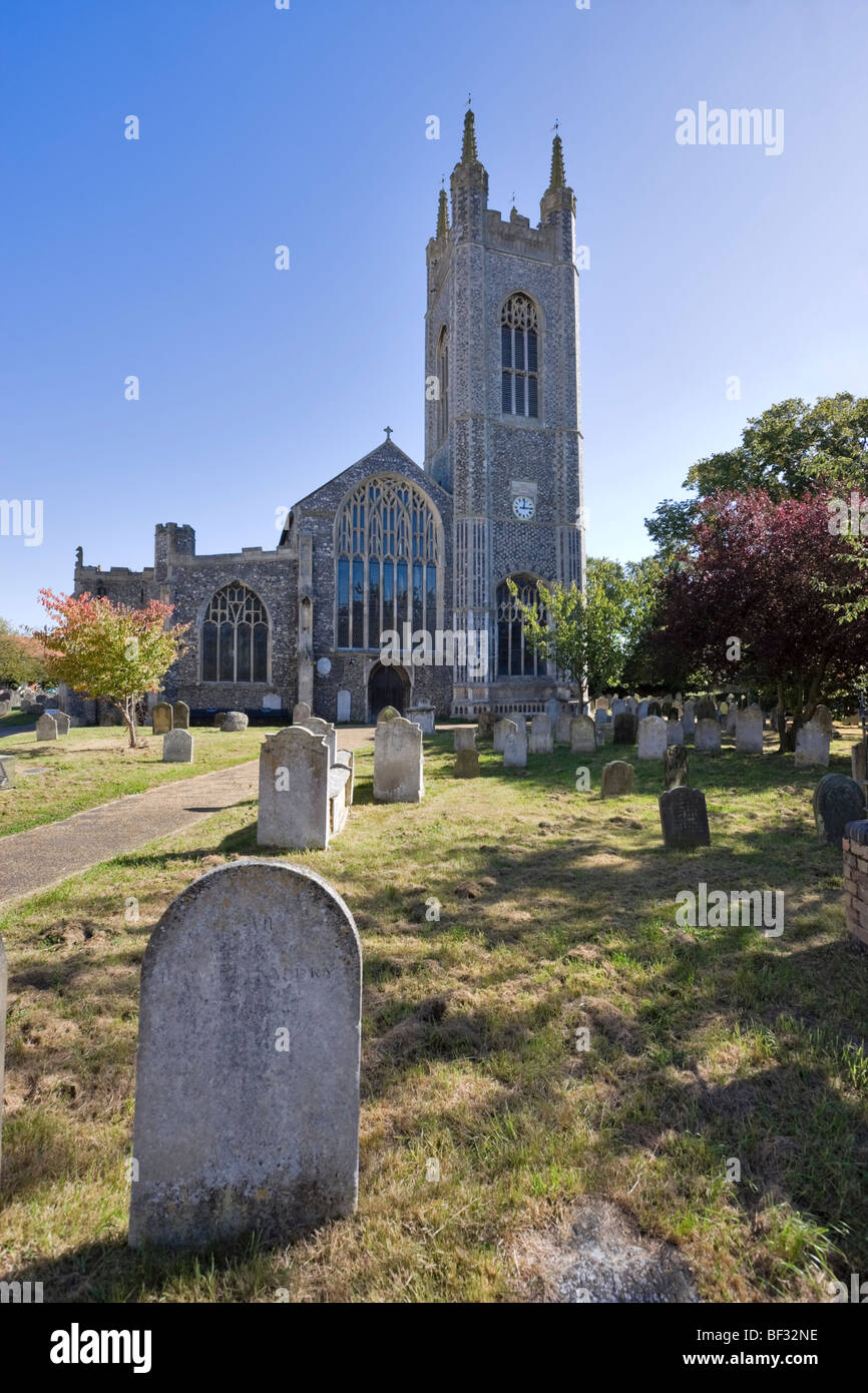 St Mary's Church, Bungay, Suffolk Stock Photo