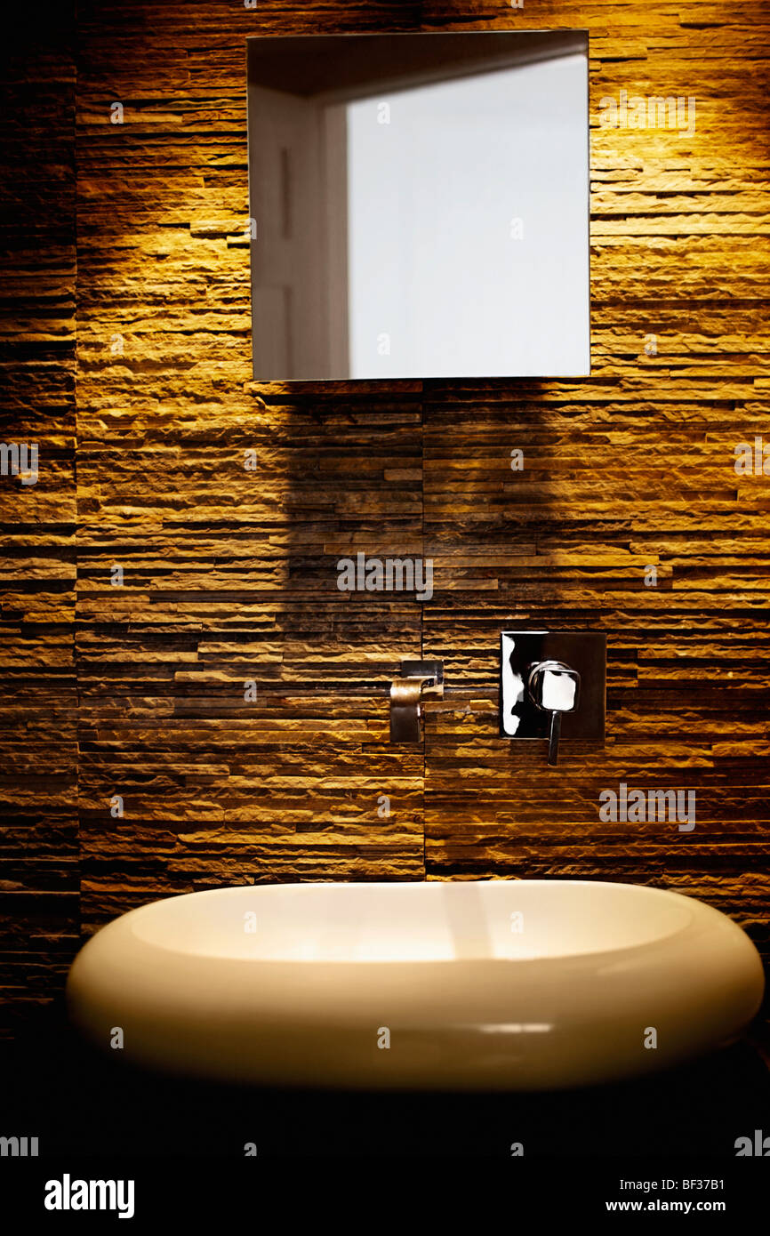 Washbasin in the bathroom Stock Photo - Alamy