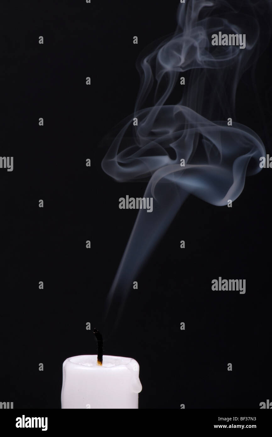 candle and smoke Stock Photo Alamy