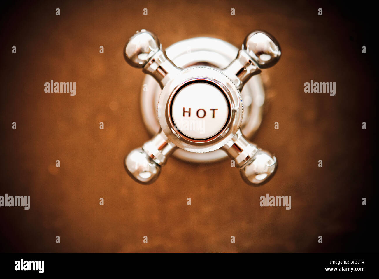 Shower control knob handle hires stock photography and images Alamy