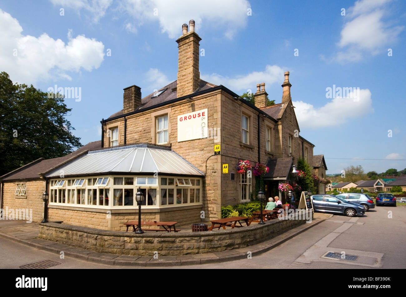Grouse and Claret hotel and restaurant Rowsley near Bakewell in