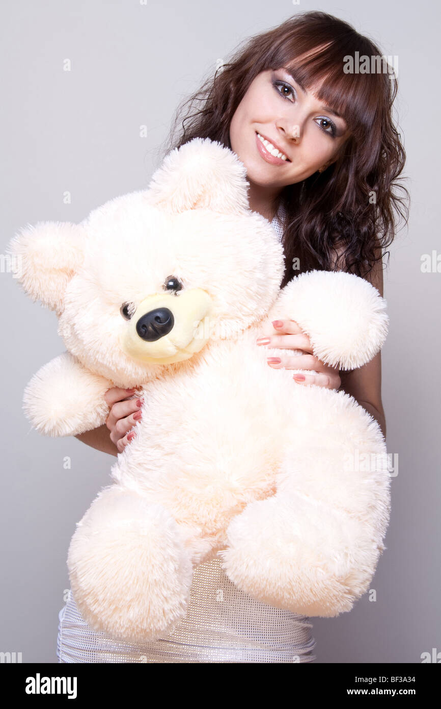 Teenage girl teddy bear hi-res stock photography and images - Alamy