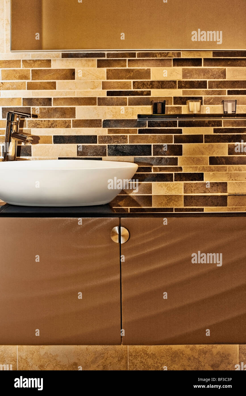 Washbasin in the bathroom Stock Photo - Alamy