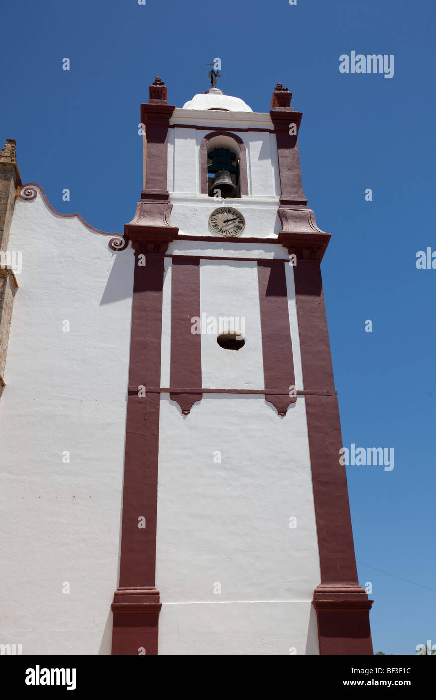 Portugal, Silves, Gothic Church, Exterior:The bell tower Stock Photo