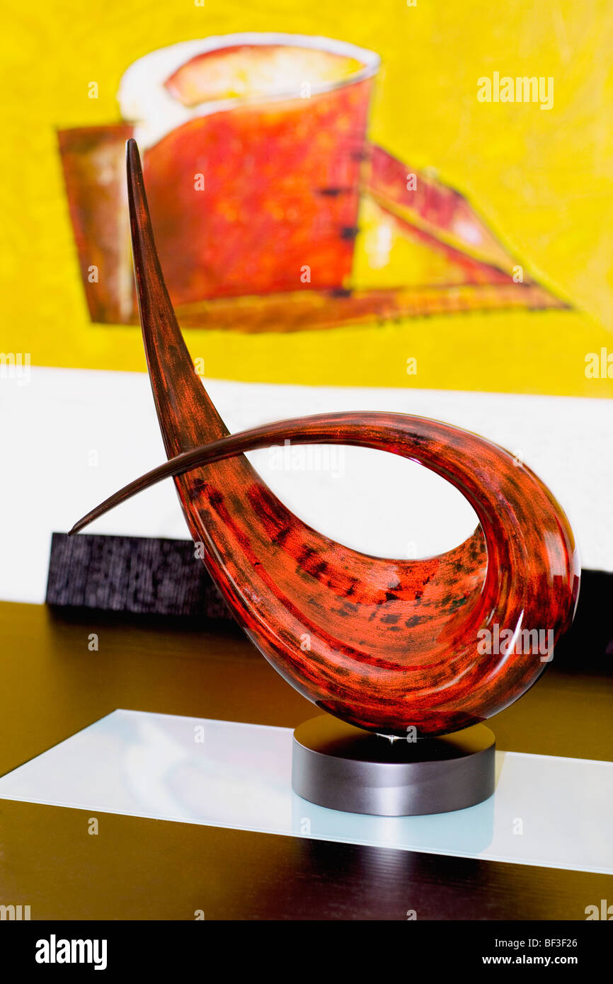 Showpiece on a dining table Stock Photo Alamy