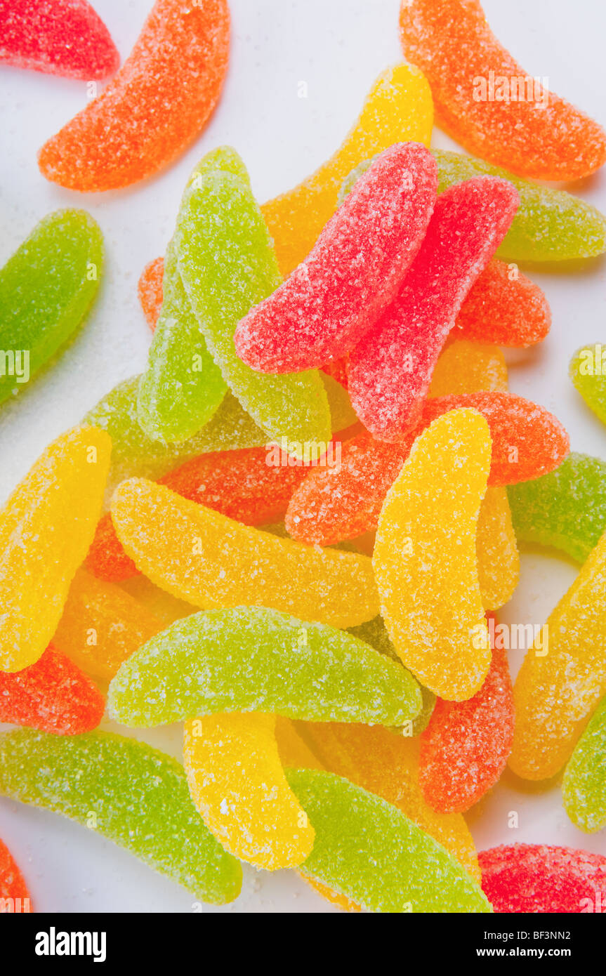 Multi colored jelly candies hi-res stock photography and images - Alamy