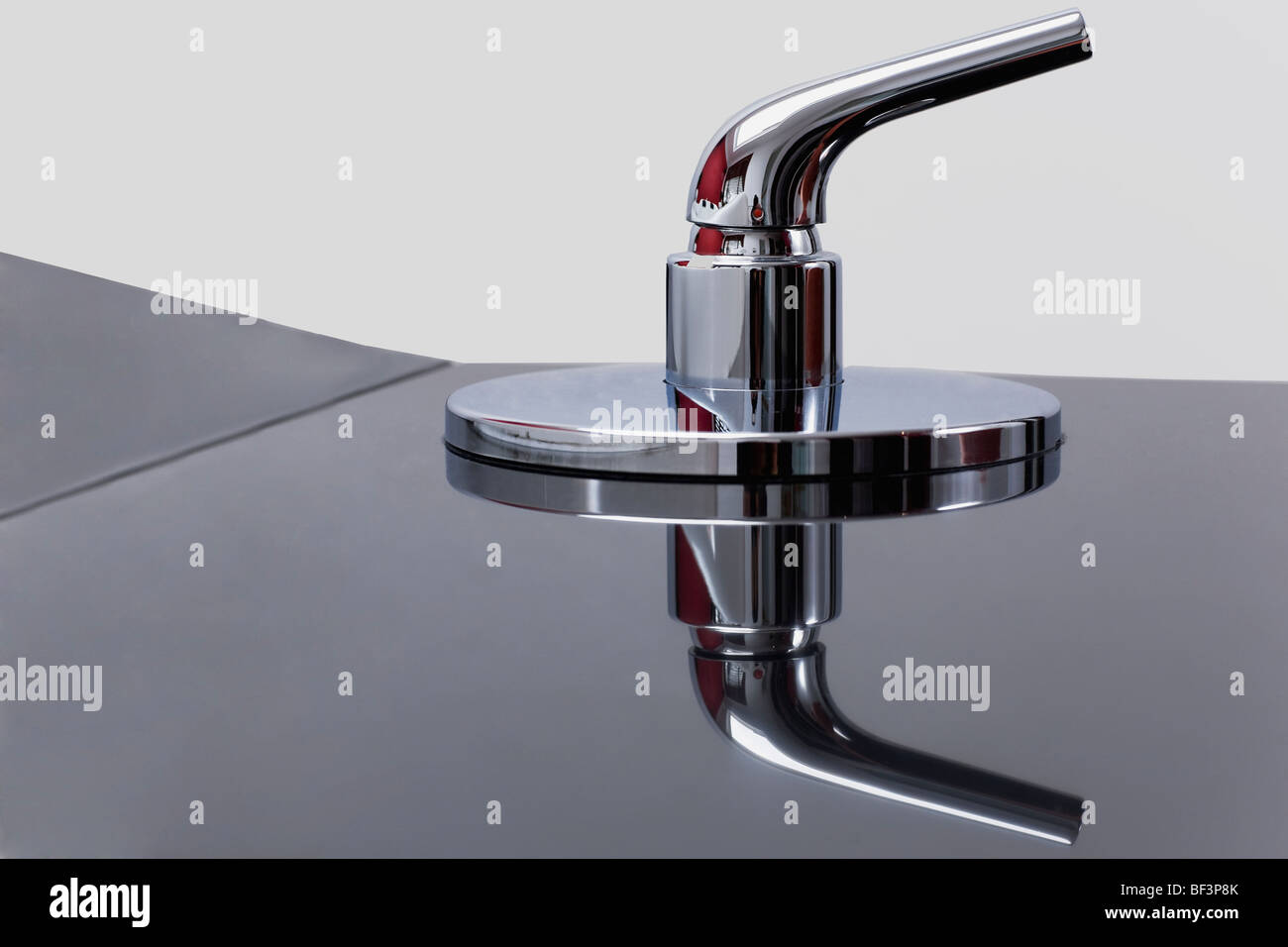 Faucet in the bathroom Stock Photo Alamy