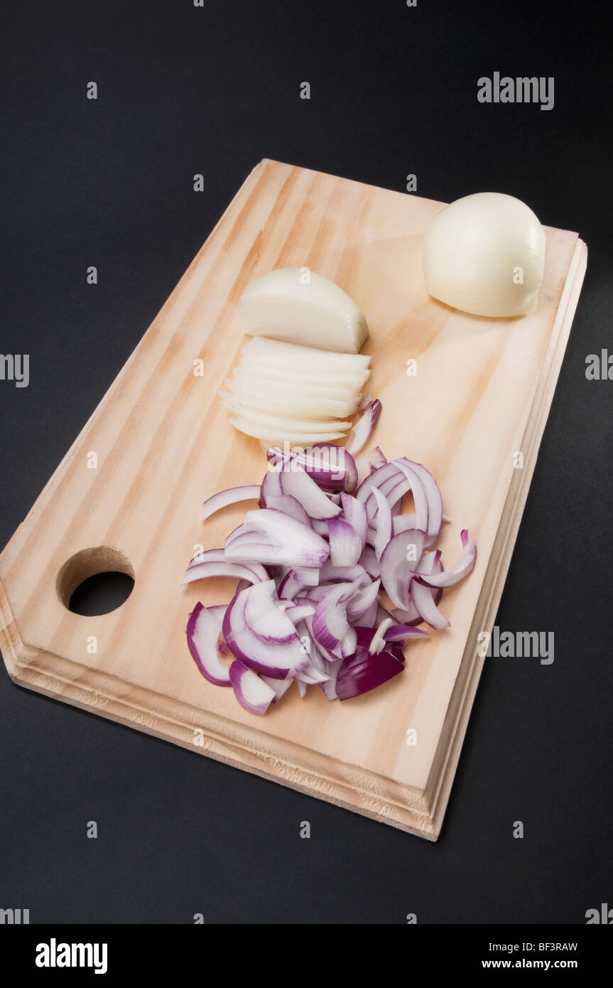 Vertical shot chopped onions hi-res stock photography and images - Alamy