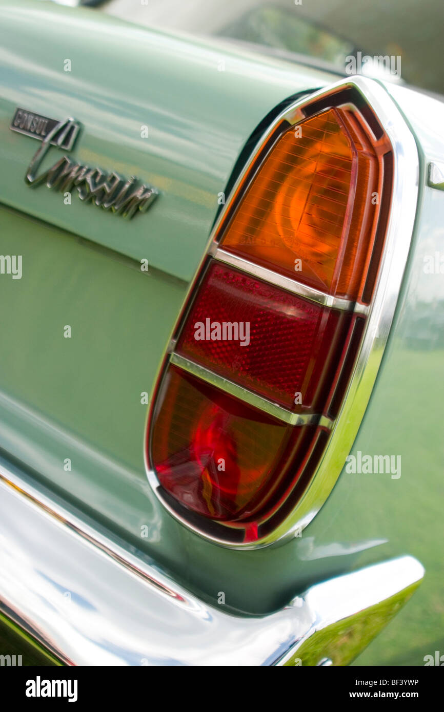 Rear light of Ford consul Corsair Stock Photo