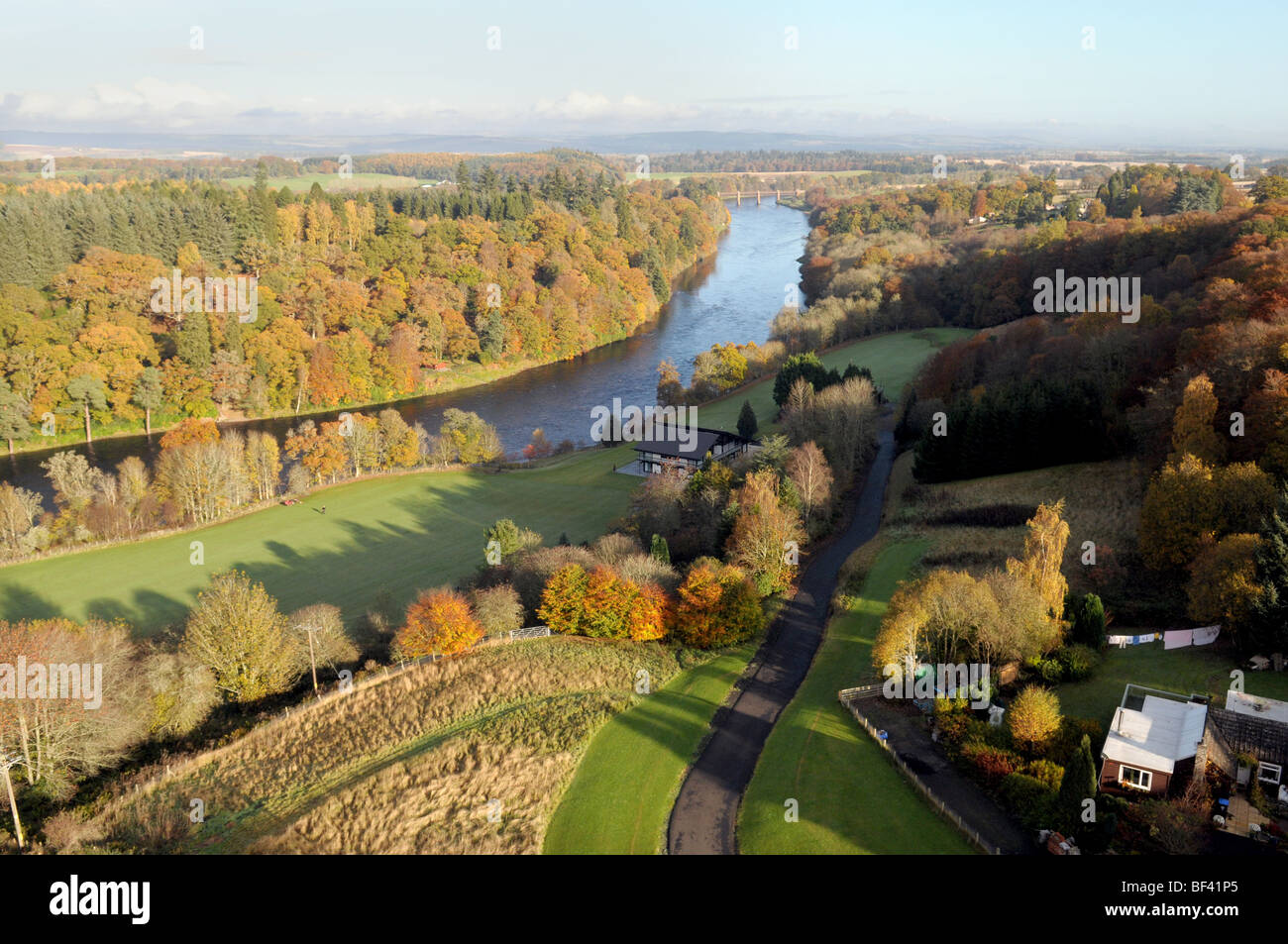 Aerial view river tay in hires stock photography and images Alamy