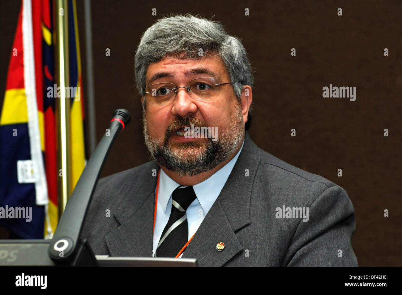 Hector Lacognata, Minister of Foreign Affairs, Paraguay Stock Photo