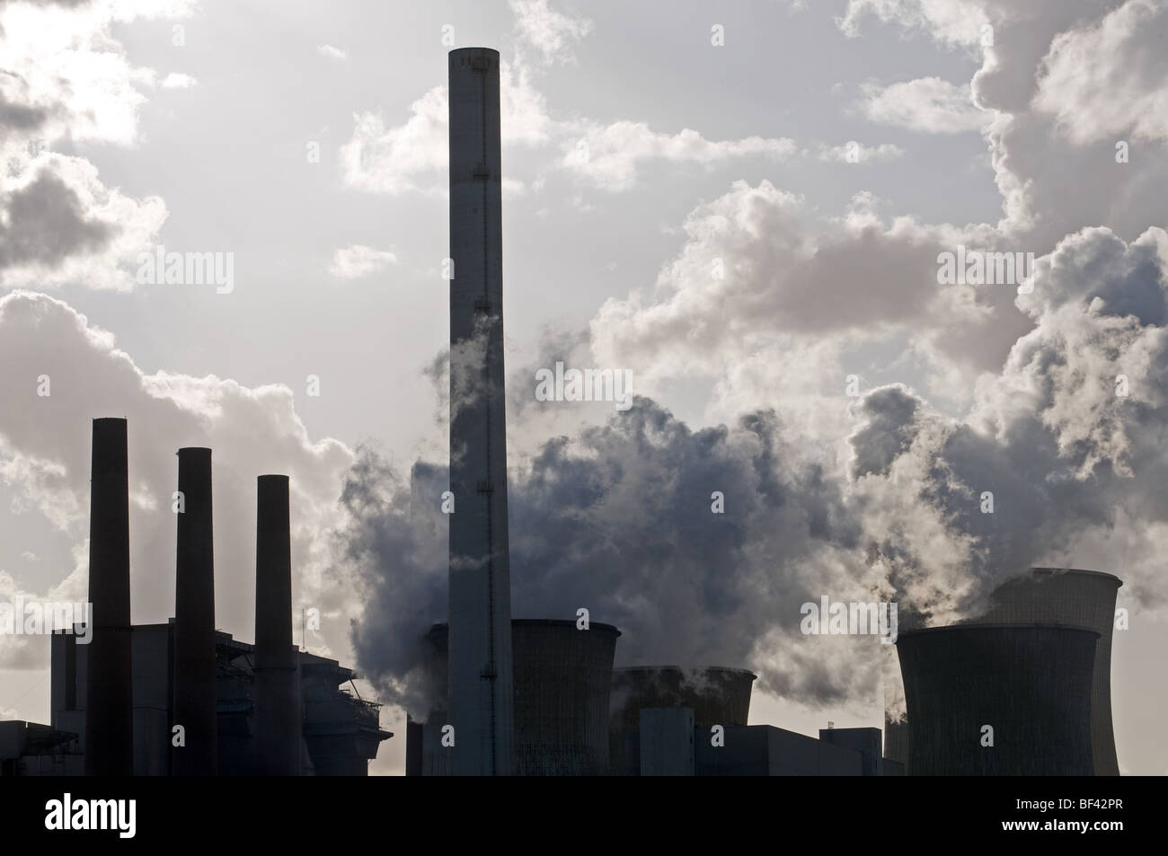 Neurath coal-fired power station, Germany Stock Photo