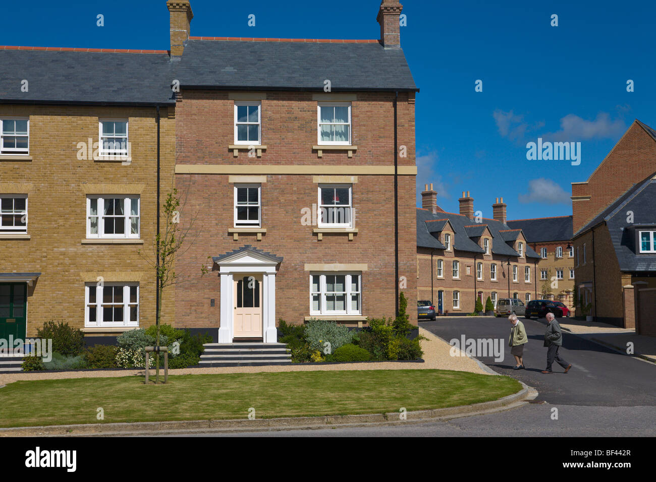 Houses in Poundbury Dorchester Dorset England Stock Photo Alamy