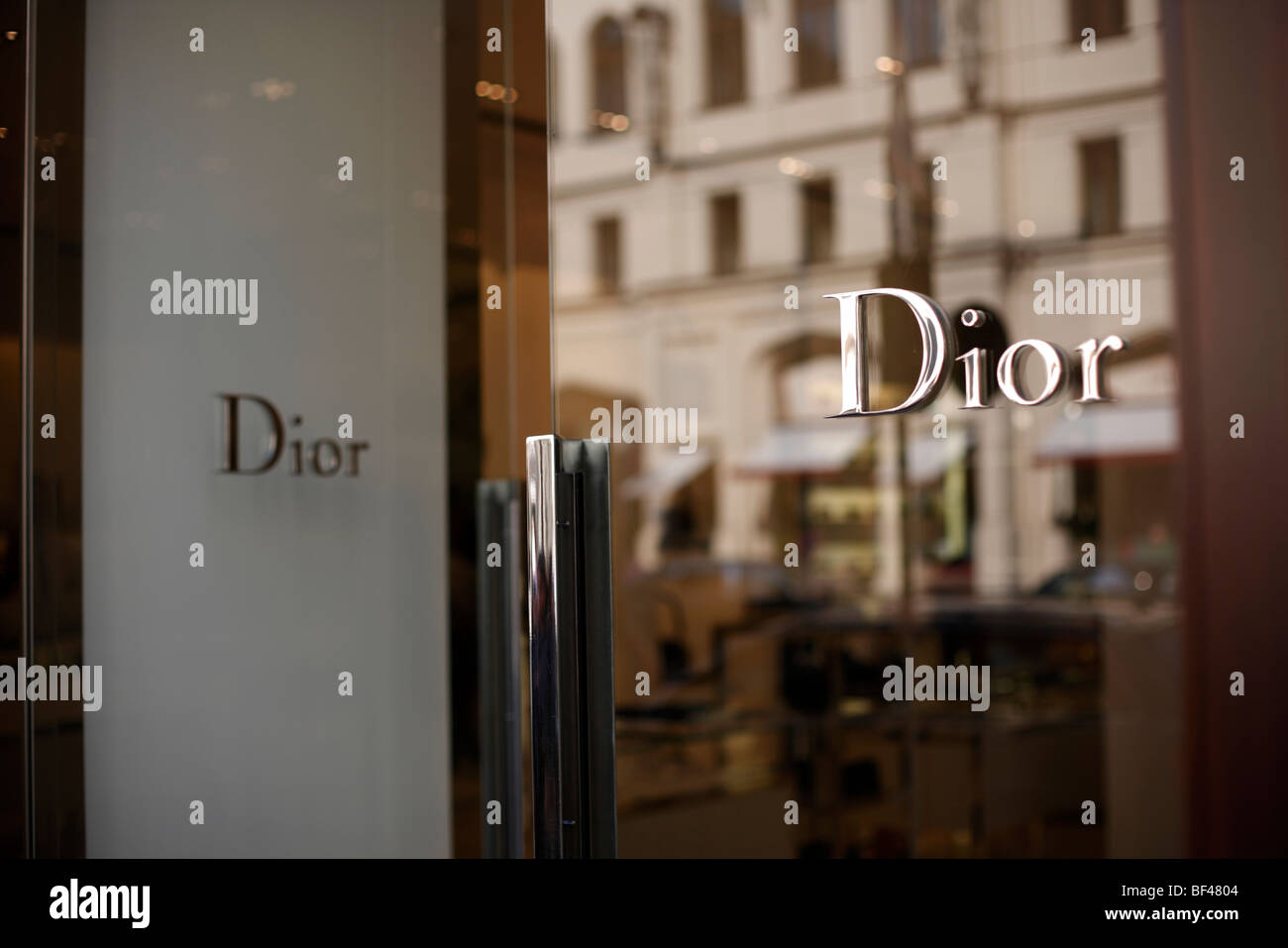 shop window for a Christian Dior store 