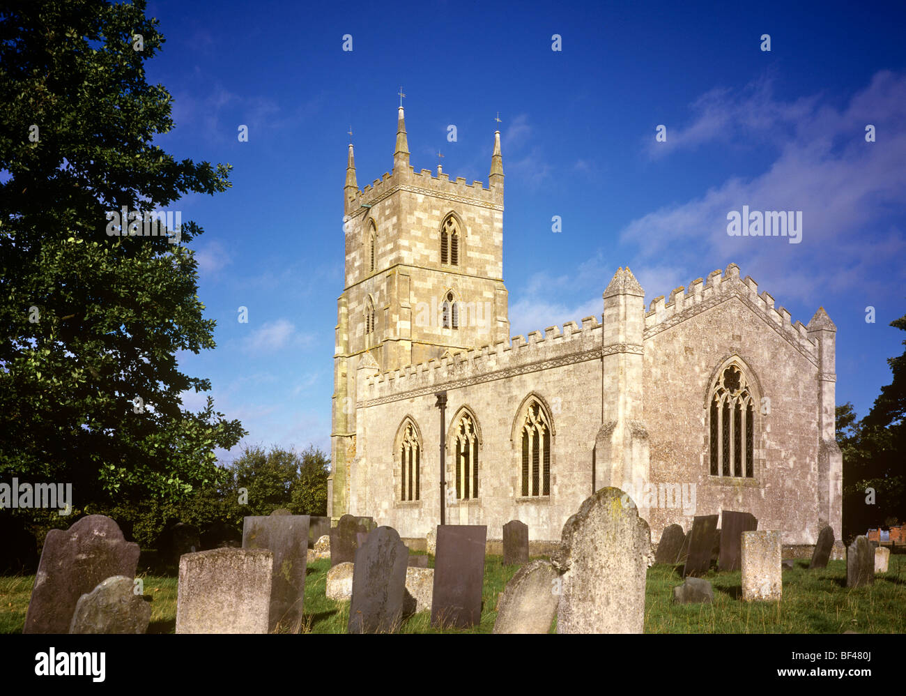 UK, England, Rutland, Teigh village, Holy Trinity Church Stock Photo