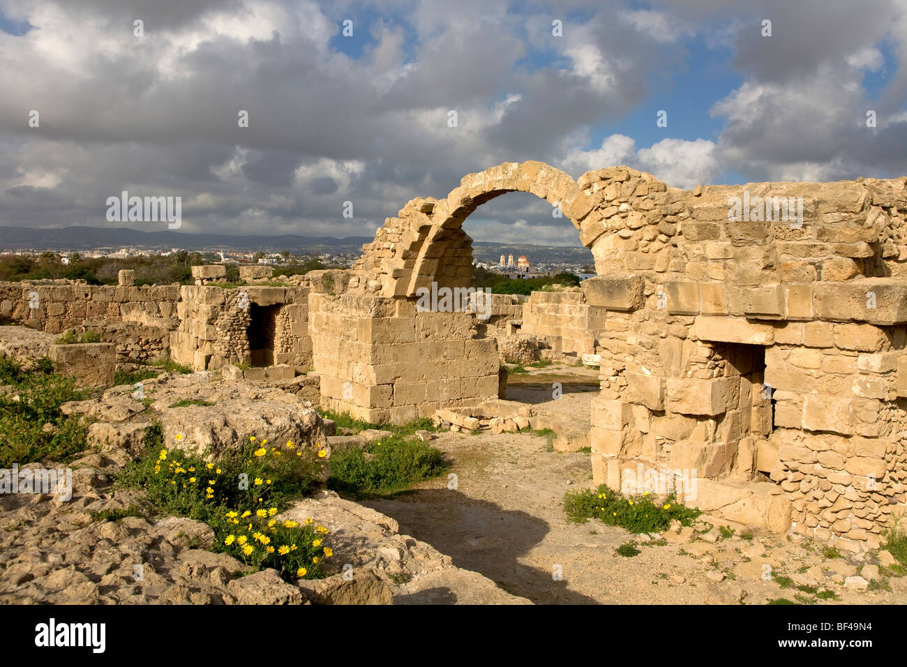 Archaeological site of Kato Pafos, UNESCO World Heritage Site, Paphos, Cyprus, Greece, Europe Stock Photo