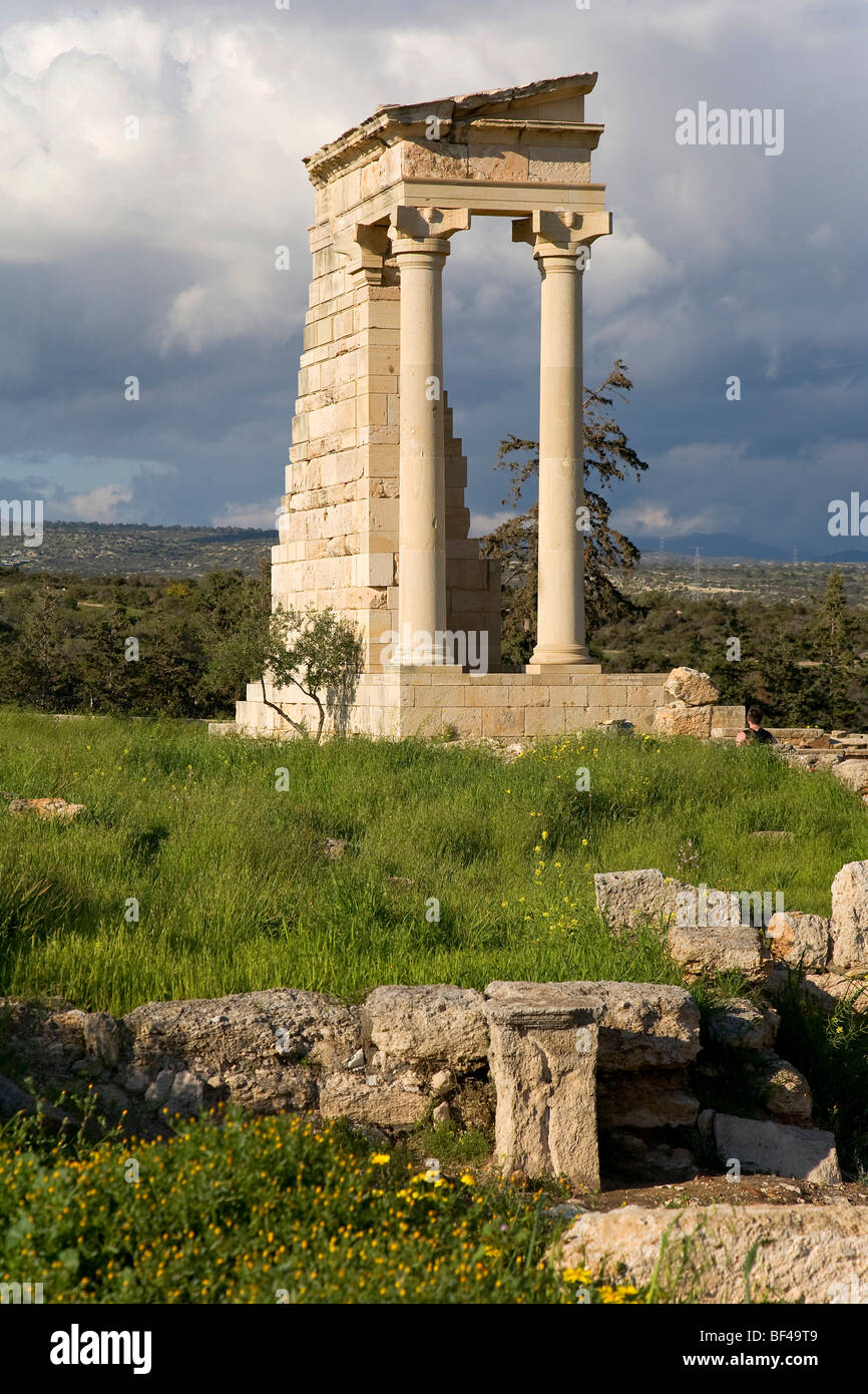 Sanctuary of Apollo Ylatis, temple ruins, Limassol, Cyprus, Greece, Europe Stock Photo