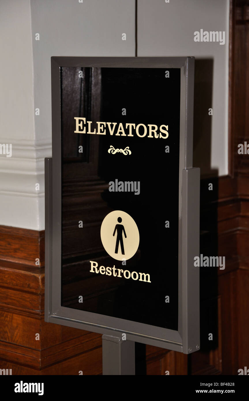 Elevators sign Stock Photo