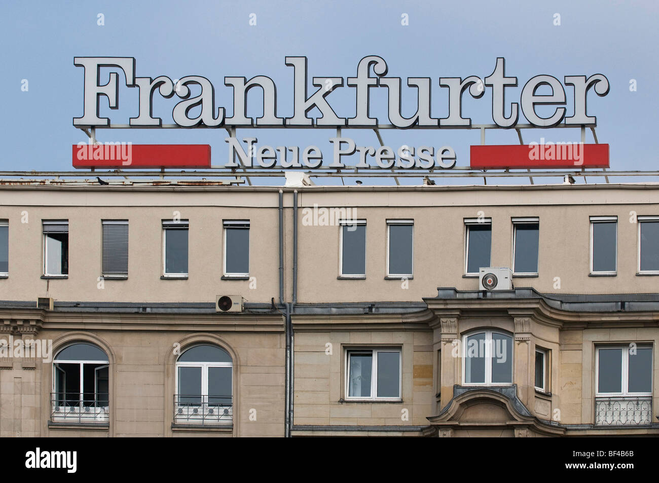 Frankfurter Neue Presse, FNP, German daily newspaper, logo on a