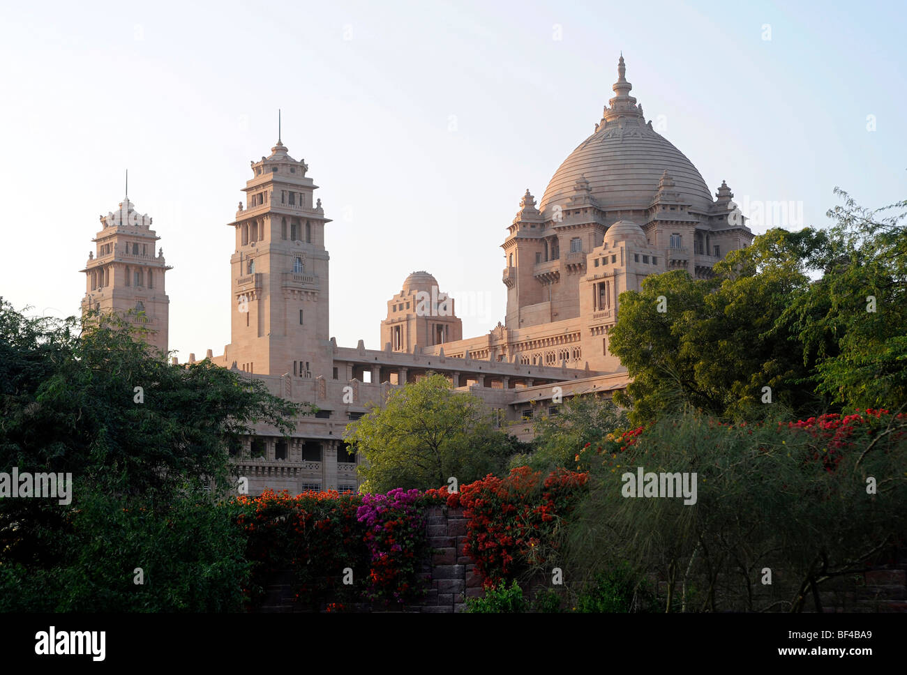 Umaid Bhawan Palace, detail, Jodhpur, Rajasthan, North India, India, South Asia, Asia Stock Photo