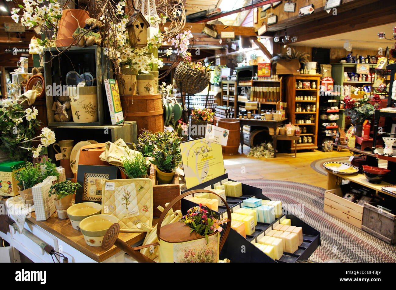 Yankee Candle store, Deerfield, Massachusetts Stock Photo