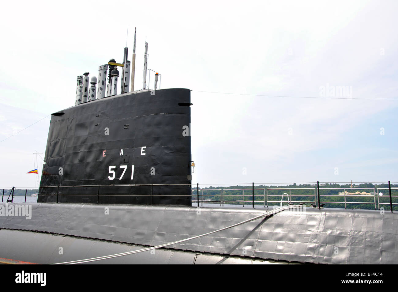 Nautilus - the 1st U.S. nuclear submarine (now museum), Groton, Connecticut, USA Stock Photo
