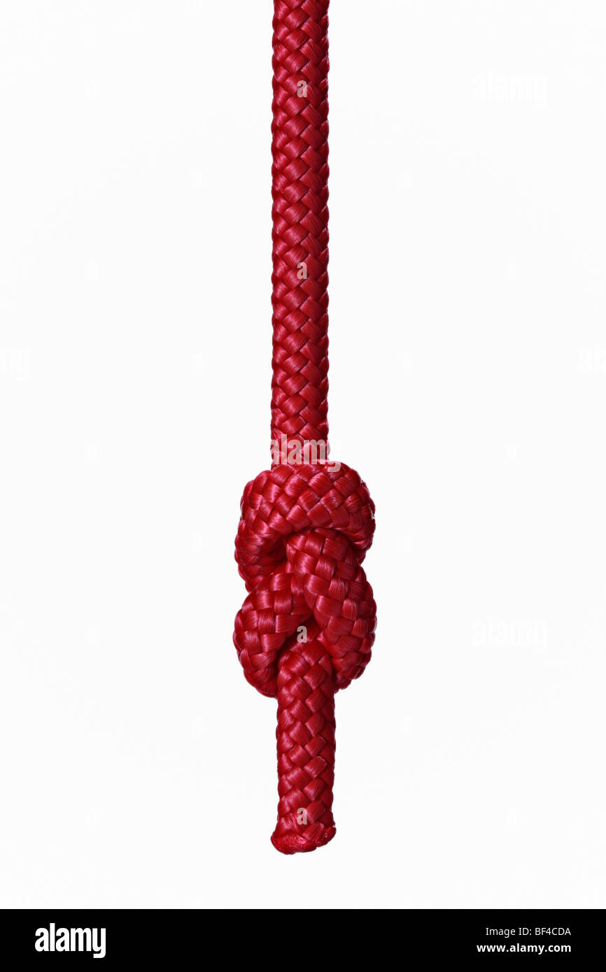 figure of eight knot Stock Photo