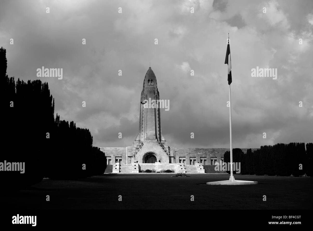 Burial site at verdun Black and White Stock Photos & Images - Alamy