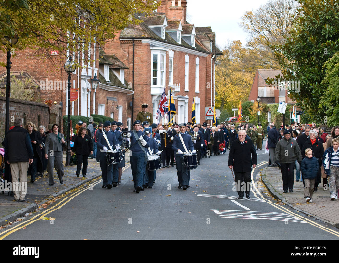 Remembrance Day Parade Stratford Upon Avon Warwickshire England Stock Photo Alamy