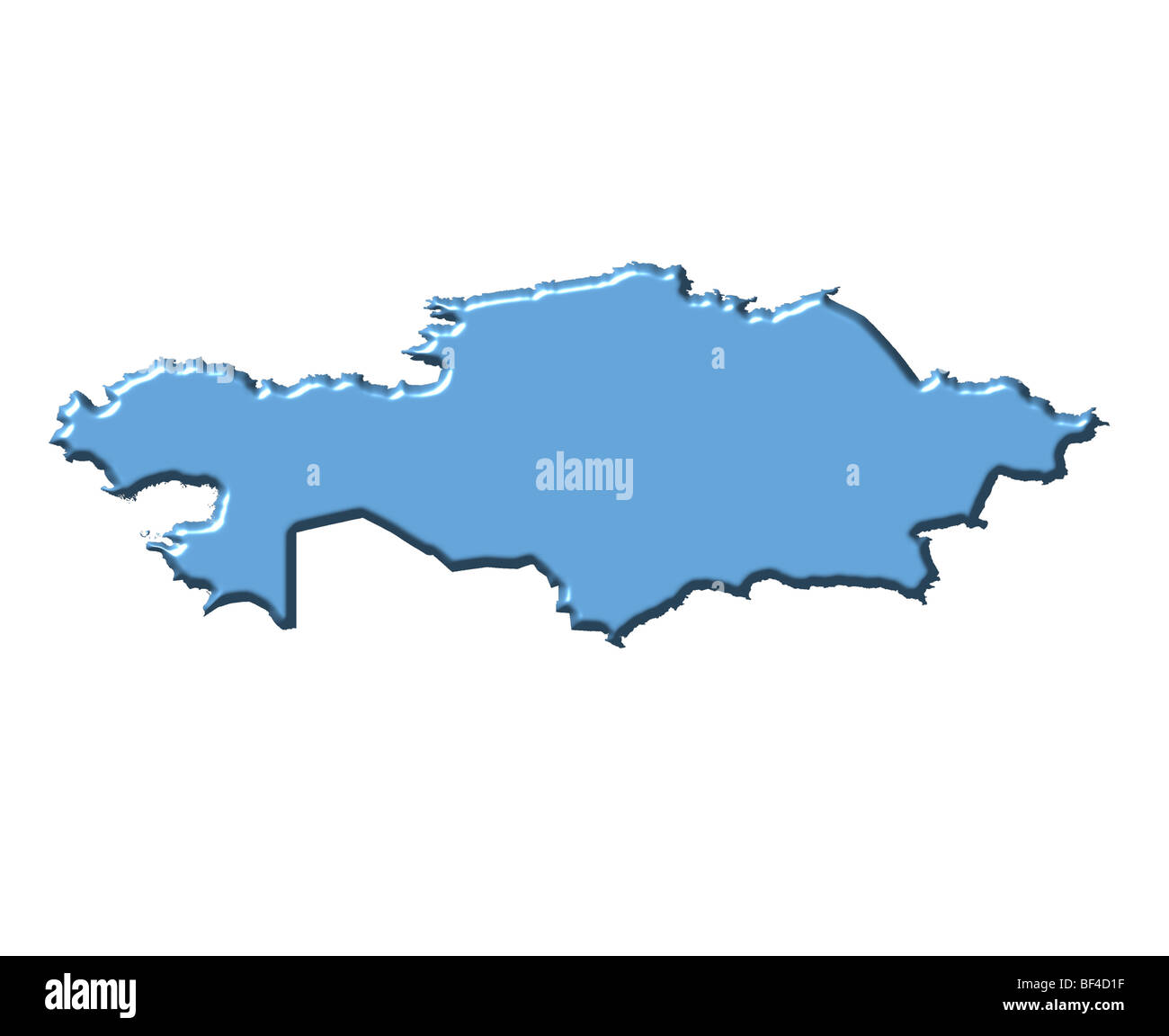 3Д карта казахстана