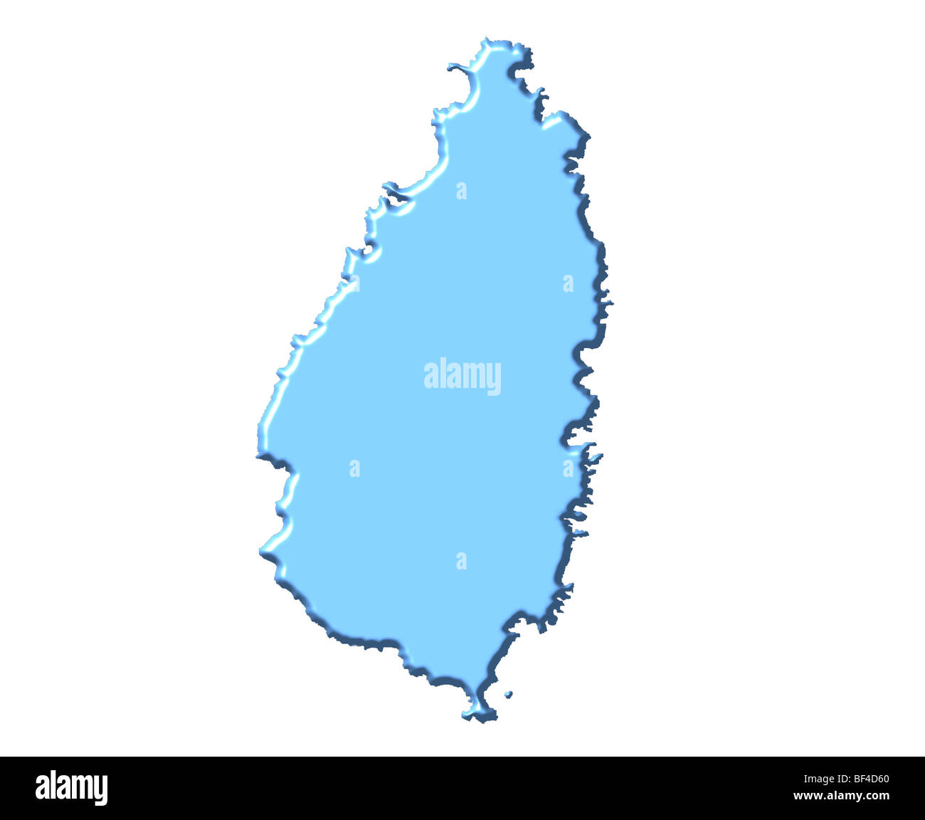 Map of saint lucia hires stock photography and images Alamy