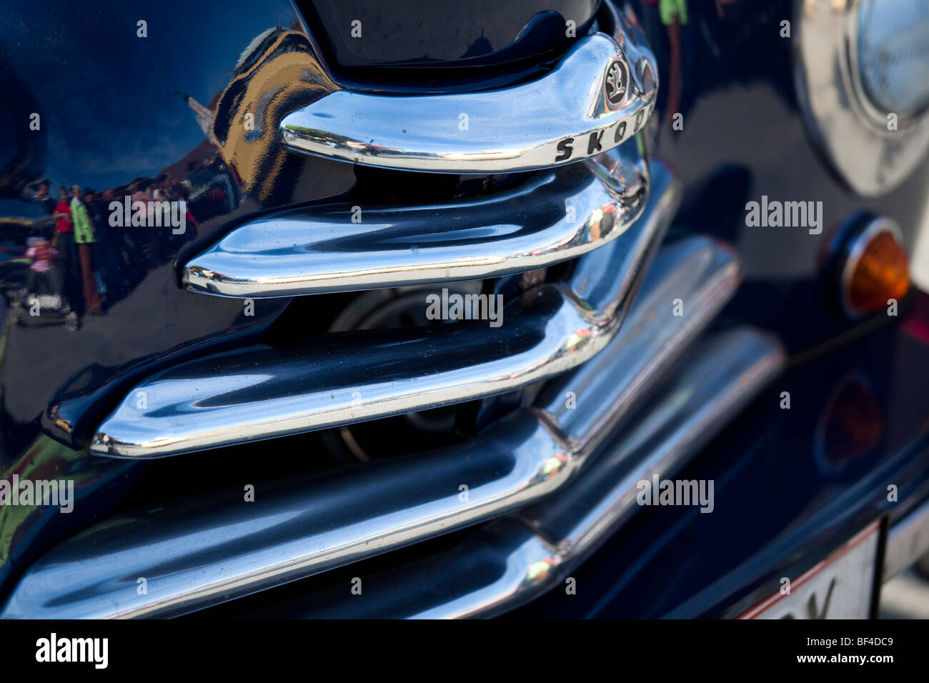 Vintage car, detail Stock Photo Alamy
