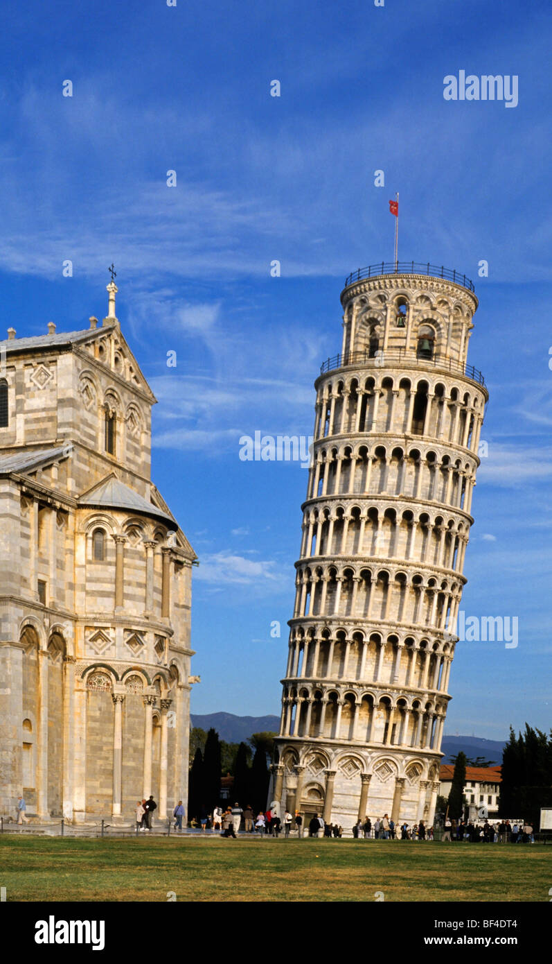 The leaning tower of Pisa, Italy Stock Photo
