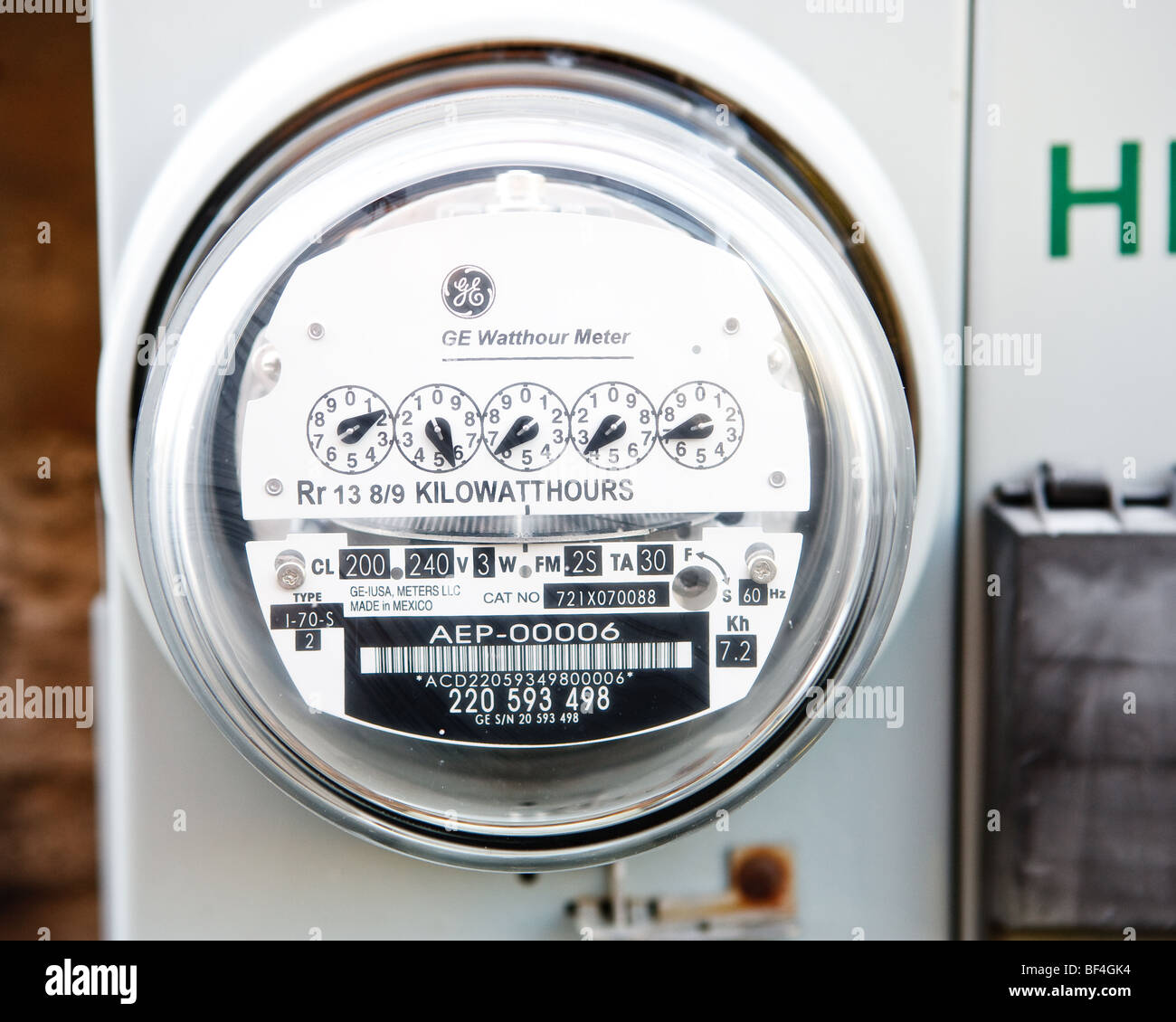 Electricity electric meter meter hires stock photography and images