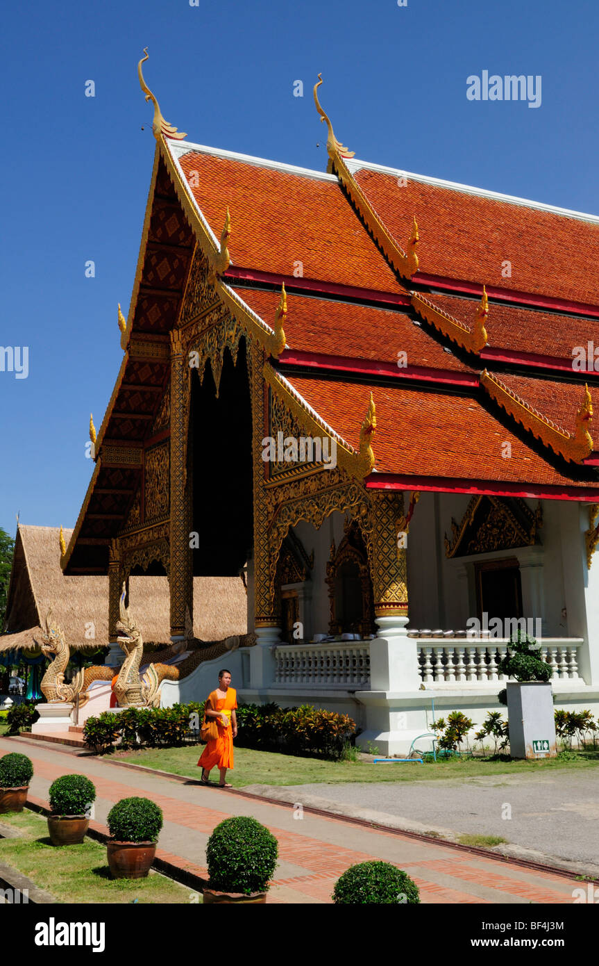 Thailand; Chiang Mai; Wat Phra Singh Stock Photo