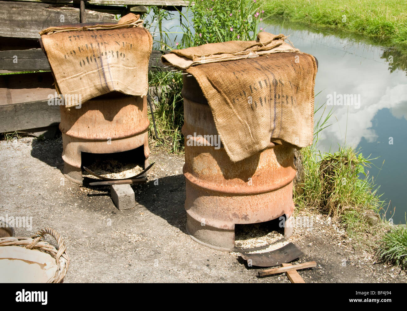 Smoking fish eel herring Zuiderzee Museum, Enkhuizen, Dutch museum