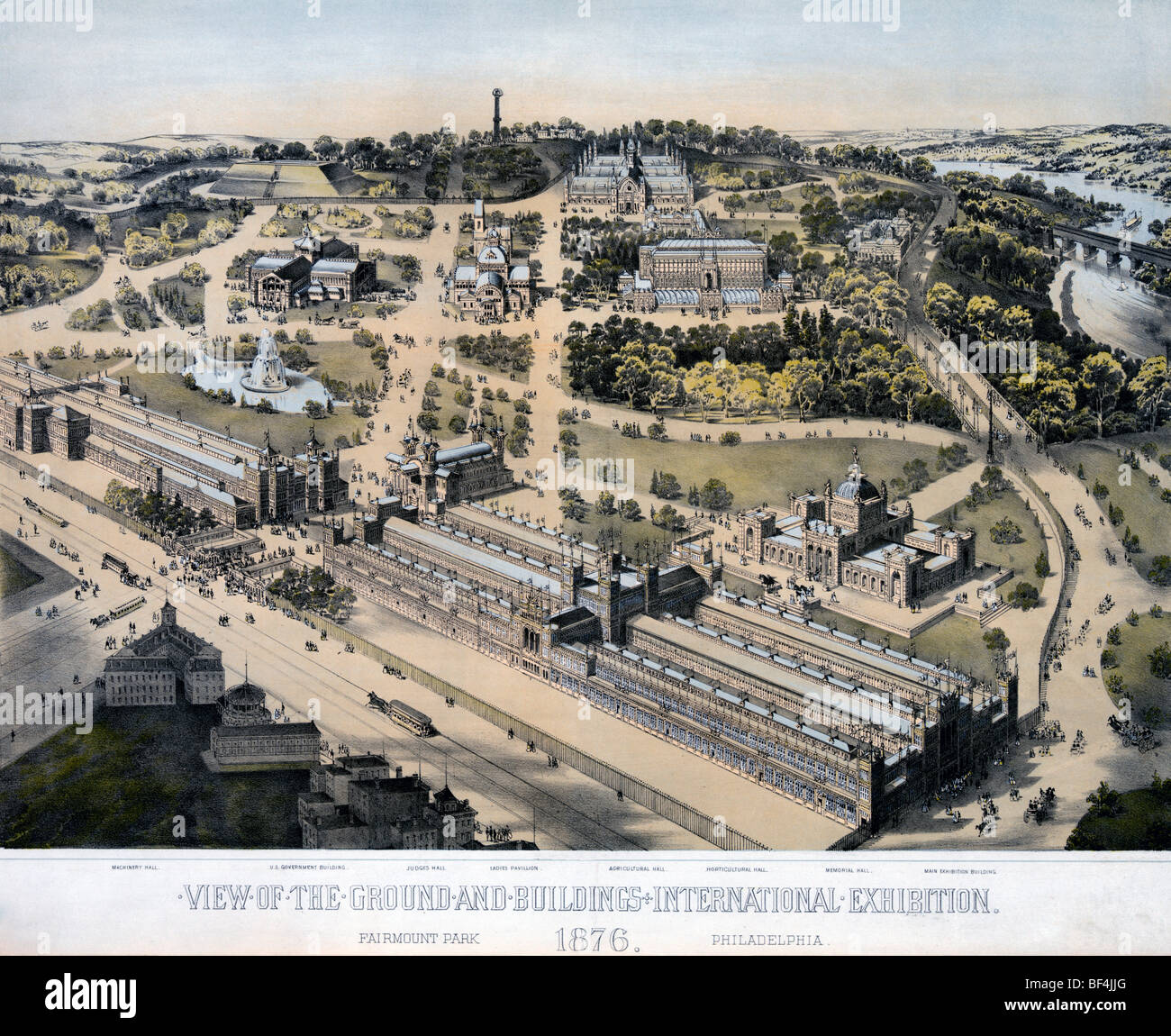 Philadelphia Centennial Exhibition Stock Photos & Philadelphia ...