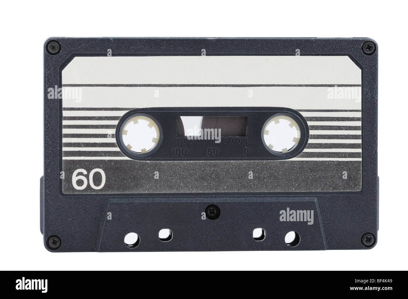 Audio cassette isolated on white background Stock Photo - Alamy